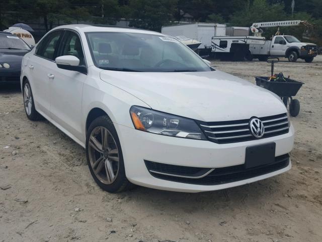 1VWBT7A32EC041797 - 2014 VOLKSWAGEN PASSAT SE WHITE photo 1