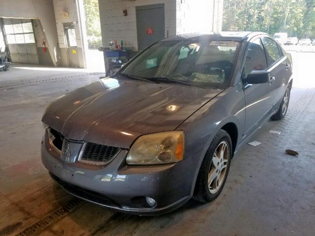 4A3AB76S34E134653 - 2004 MITSUBISHI GALANT GTS GRAY photo 2