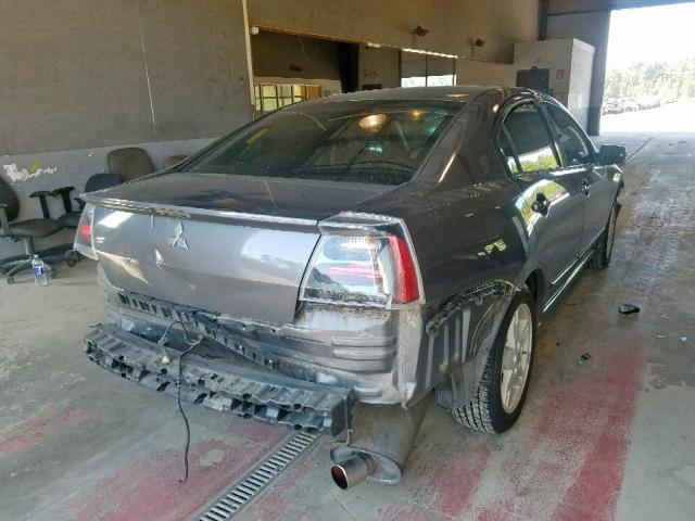 4A3AB76S34E134653 - 2004 MITSUBISHI GALANT GTS GRAY photo 4