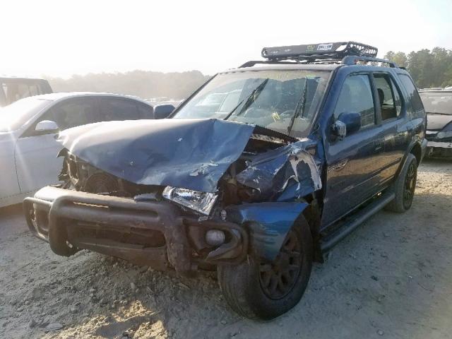 4S6CK58W7Y4402361 - 2000 HONDA PASSPORT E ლურჯი ფოტო 2