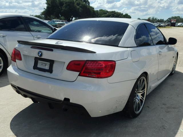 WBADX1C55BE570010 - 2011 BMW 335 IS WHITE photo 4
