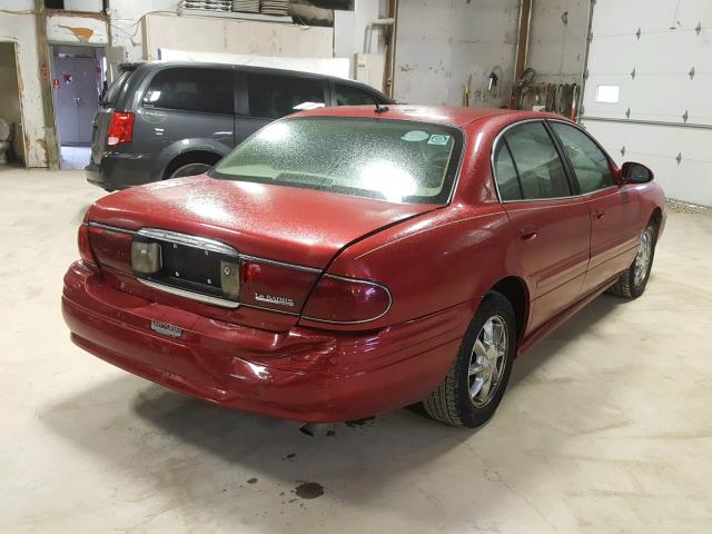 1G4HR54K05U238816 - 2005 BUICK LESABRE LI RED photo 4