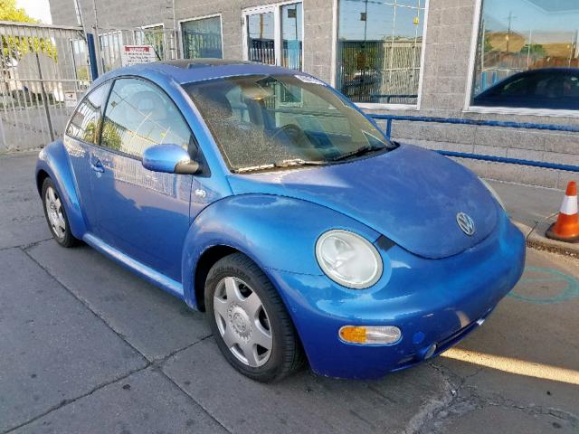 3VWCK21C81M455816 - 2001 VOLKSWAGEN NEW BEETLE Blau Foto 1