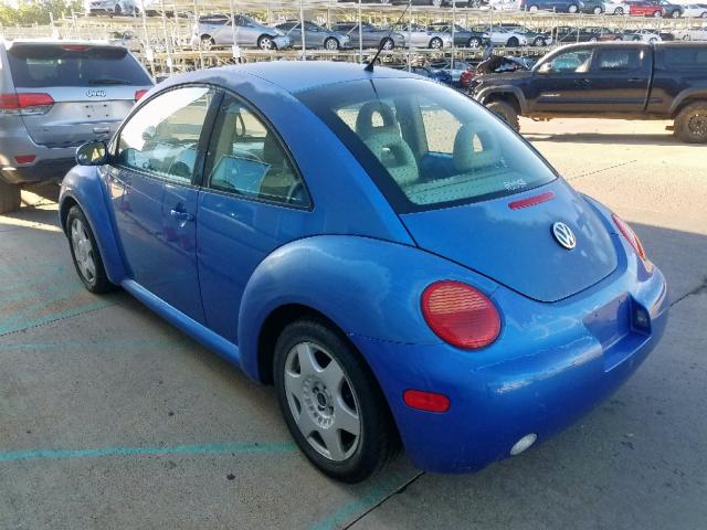 3VWCK21C81M455816 - 2001 VOLKSWAGEN NEW BEETLE Blau Foto 3
