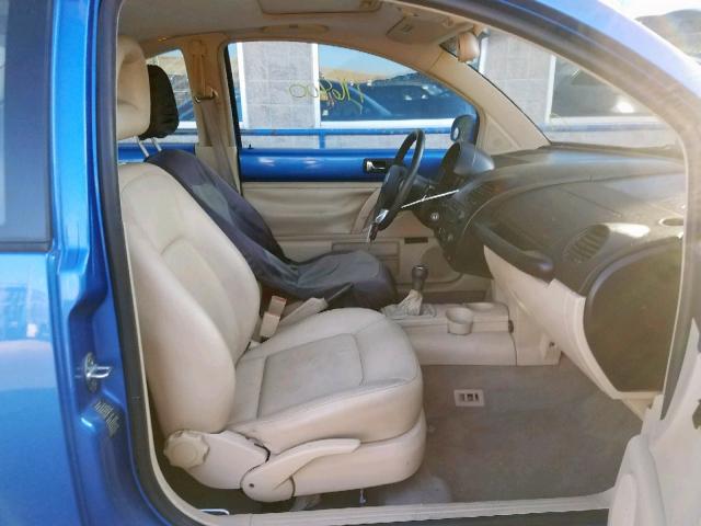 3VWCK21C81M455816 - 2001 VOLKSWAGEN NEW BEETLE Blau Foto 5