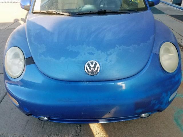 3VWCK21C81M455816 - 2001 VOLKSWAGEN NEW BEETLE Blau Foto 9