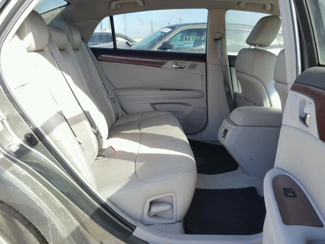 4T1BK3DB7BU400659 - 2011 TOYOTA AVALON BAS GRAY photo 6