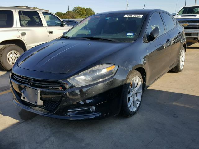 1C3CDFBA4DD289753 - 2013 DODGE DART SXT BLACK photo 2