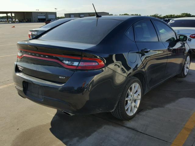 1C3CDFBA4DD289753 - 2013 DODGE DART SXT BLACK photo 4