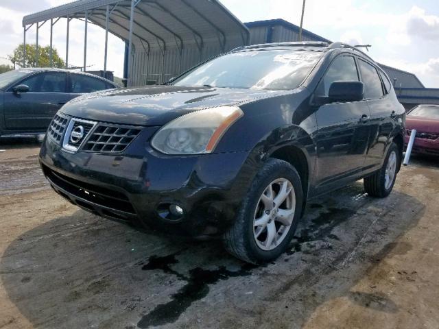 JN8AS58T28W017275 - 2008 NISSAN ROGUE S BLACK photo 2