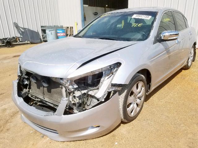 1HGCP36879A043198 - 2009 HONDA ACCORD EXL SILVER photo 2