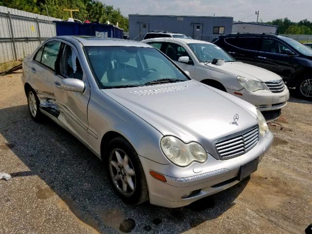 WDBRF61JX3A429725 - 2003 MERCEDES-BENZ C 240 SILVER photo 1