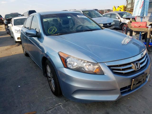 1HGCP2F86CA077621 - 2012 HONDA ACCORD EXL BLUE photo 1