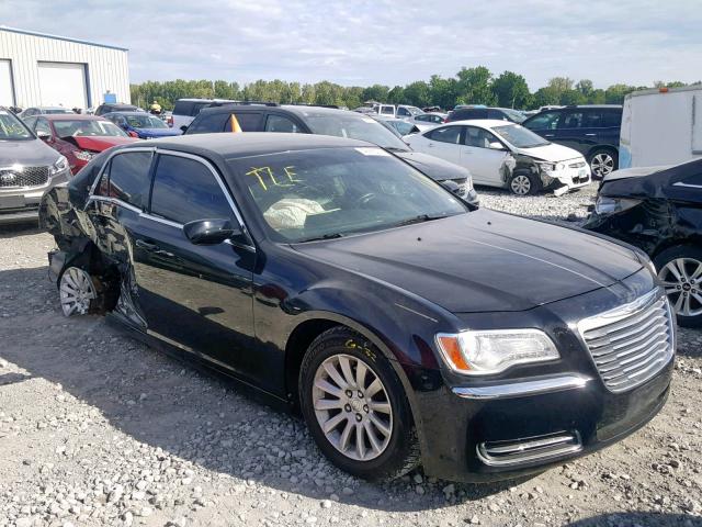 2C3CCAAG6DH626745 - 2013 CHRYSLER 300 BLACK photo 1