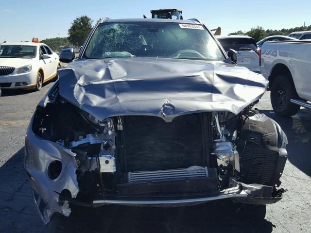 5UXKR2C50J0X09223 - 2018 BMW X5 SDRIVE3 ნაცრისფერი ფოტო 9