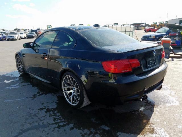 WBSKG9C54BE645524 - 2011 BMW M3 BLACK photo 3