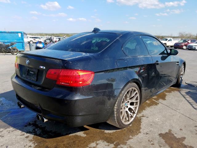 WBSKG9C54BE645524 - 2011 BMW M3 BLACK photo 4