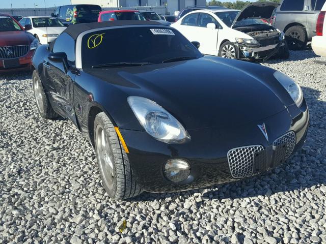 1G2MB35B97Y128843 - 2007 PONTIAC SOLSTICE BLACK photo 1