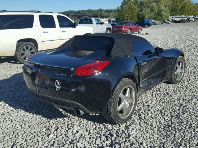 1G2MB35B97Y128843 - 2007 PONTIAC SOLSTICE BLACK photo 4