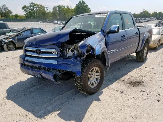 5TBET34125S467175 - 2005 TOYOTA TUNDRA DOU BLUE photo 2