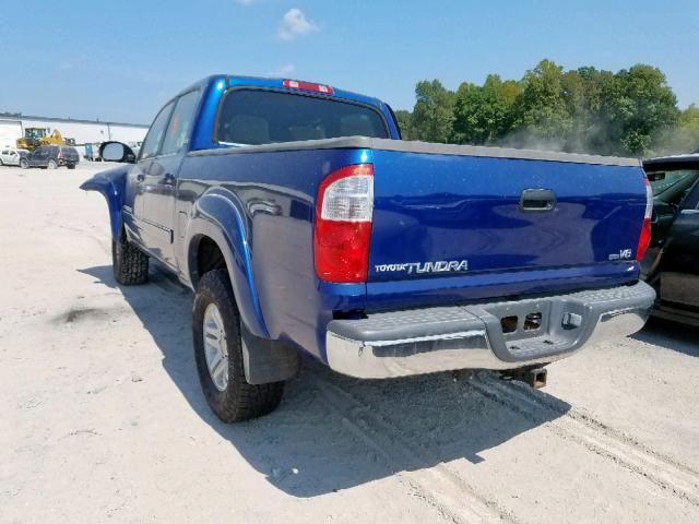 5TBET34125S467175 - 2005 TOYOTA TUNDRA DOU BLUE photo 3