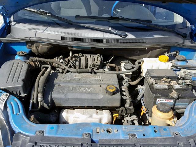 KL1TD56648B019443 - 2008 CHEVROLET AVEO BASE Көк фото 7