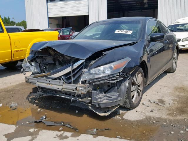 1HGCS1B83CA006262 - 2012 HONDA ACCORD EXL BLACK photo 2