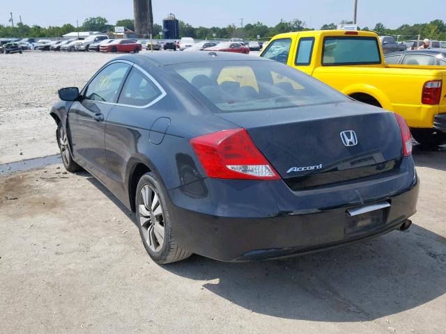 1HGCS1B83CA006262 - 2012 HONDA ACCORD EXL BLACK photo 3