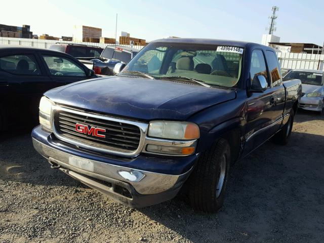 2GTEC19V0X1534051 - 1999 GMC NEW SIERRA BLUE photo 2