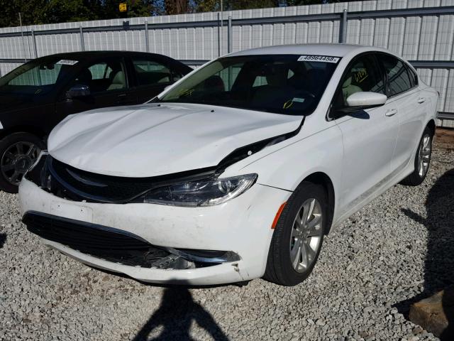 1C3CCCAB4GN159384 - 2016 CHRYSLER 200 LIMITE WHITE photo 2