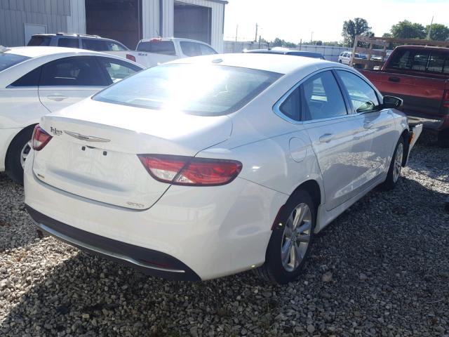 1C3CCCAB4GN159384 - 2016 CHRYSLER 200 LIMITE WHITE photo 4