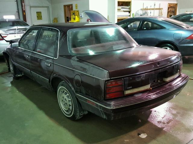 1G3AG55M0R6367239 - 1994 OLDSMOBILE CUTLASS CI BURGUNDY photo 3