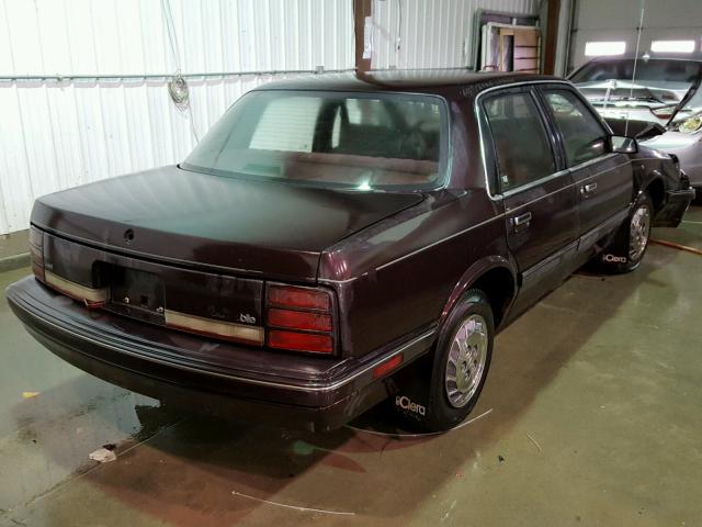 1G3AG55M0R6367239 - 1994 OLDSMOBILE CUTLASS CI BURGUNDY photo 4