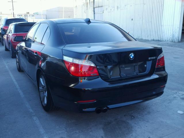 WBANW13528CN54729 - 2008 BMW 535 I BLACK photo 3