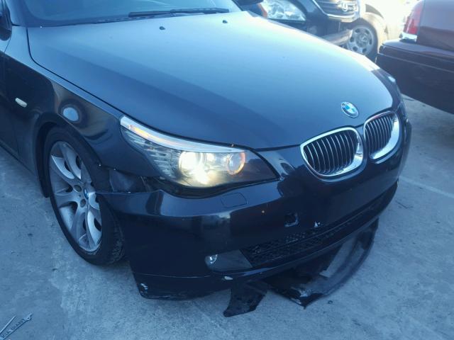 WBANW13528CN54729 - 2008 BMW 535 I BLACK photo 9