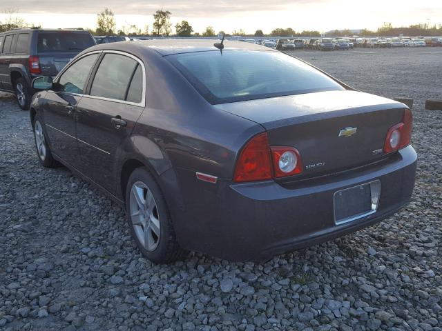 1G1ZB5E06A4135171 - 2010 CHEVROLET MALIBU LS 灰色 照片 3