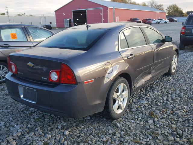 1G1ZB5E06A4135171 - 2010 CHEVROLET MALIBU LS 灰色 照片 4