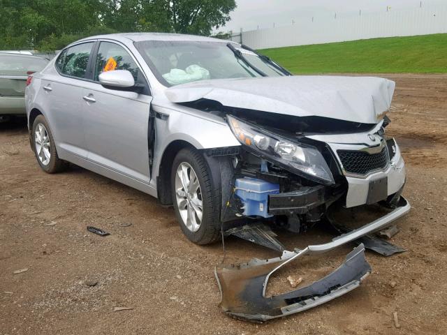 5XXGN4A76DG183153 - 2013 KIA OPTIMA EX SILVER photo 1