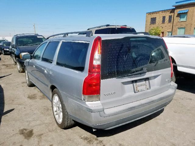 YV1SW53D311008456 - 2001 VOLVO V70 T5 TUR SILVER photo 3