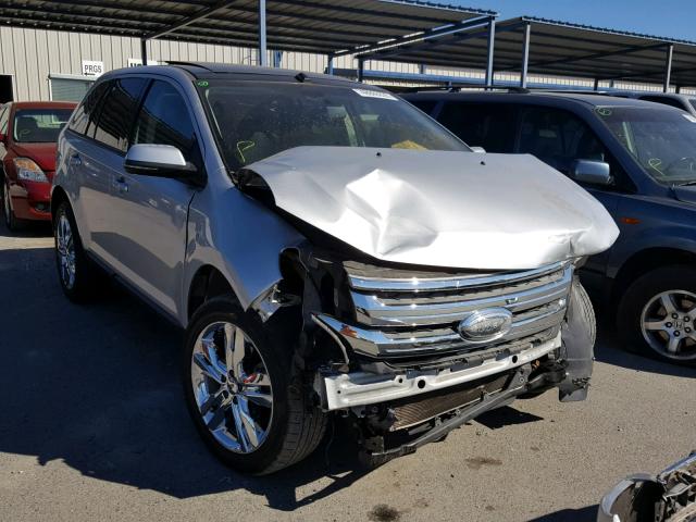 2FMDK3JC8CBA03989 - 2012 FORD EDGE SEL SILVER photo 1