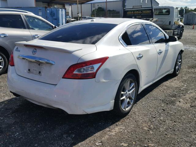 1N4AA5AP5AC858094 - 2010 NISSAN MAXIMA S WHITE photo 4