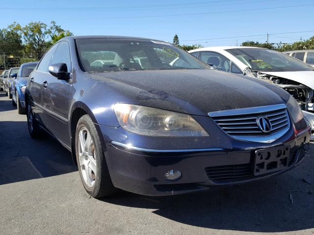 JH4KB16525C007385 - 2005 ACURA RL BLUE photo 1