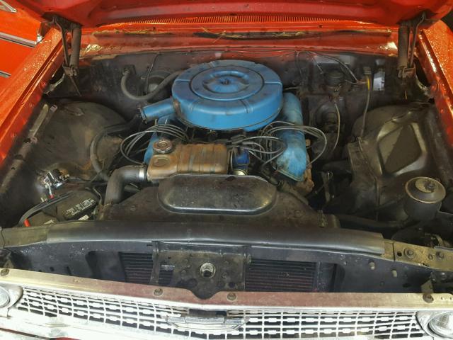 3E63X189461 - 1963 FORD GALAXIE RED photo 7