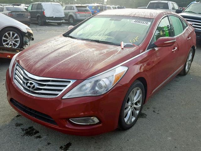 KMHFG4JG1DA226939 - 2013 HYUNDAI AZERA RED photo 2