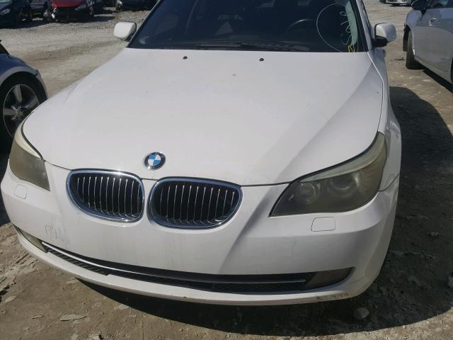 WBANW13558CZ72962 - 2008 BMW 535 I WHITE photo 9