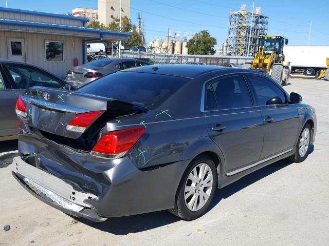 4T1BK3DB0CU448411 - 2012 TOYOTA AVALON BAS GRAY photo 4