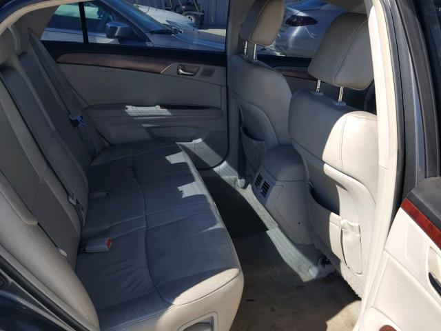 4T1BK3DB0CU448411 - 2012 TOYOTA AVALON BAS GRAY photo 6