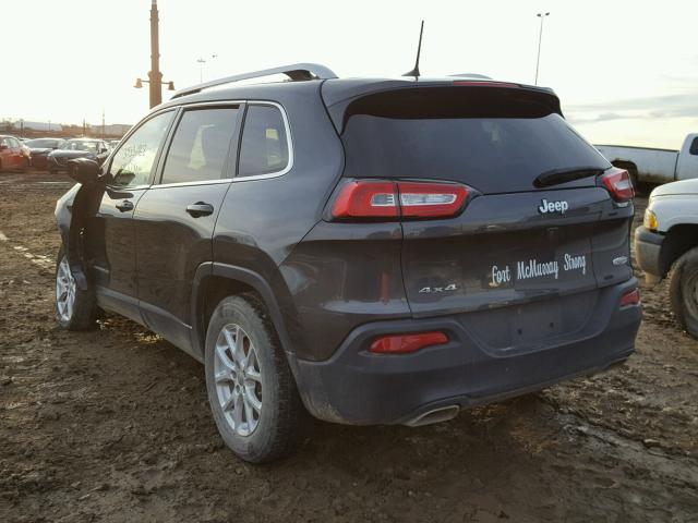 1C4PJMCS3GW139241 - 2016 JEEP CHEROKEE L CHARCOAL photo 3