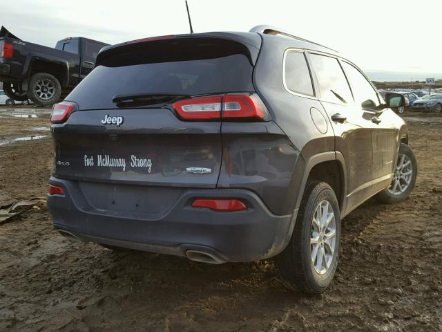 1C4PJMCS3GW139241 - 2016 JEEP CHEROKEE L CHARCOAL photo 4