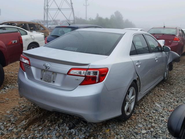 4T1BF1FK5CU193910 - 2012 TOYOTA CAMRY BASE SILVER photo 4